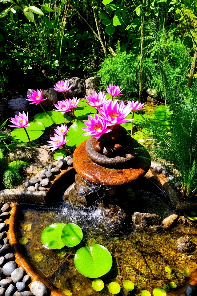 aquatic plants enhance water features
