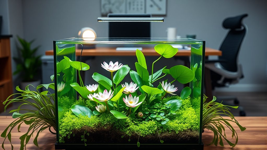 aquatic plants enhance workspace