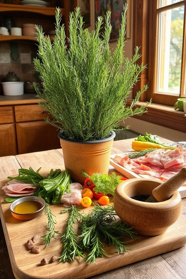 aromatic herb for cooking