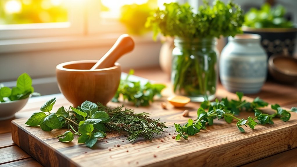 aromatic herbs enhance meals