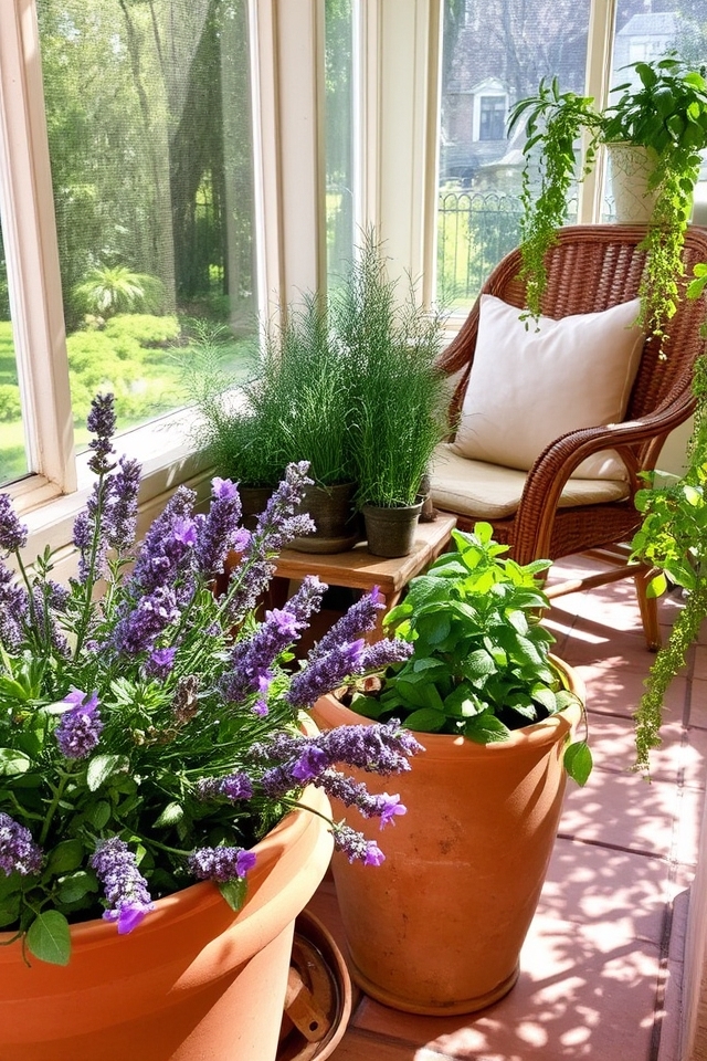 aromatic plants for relaxation