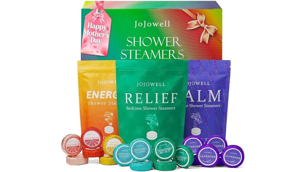 aromatic shower steamers set