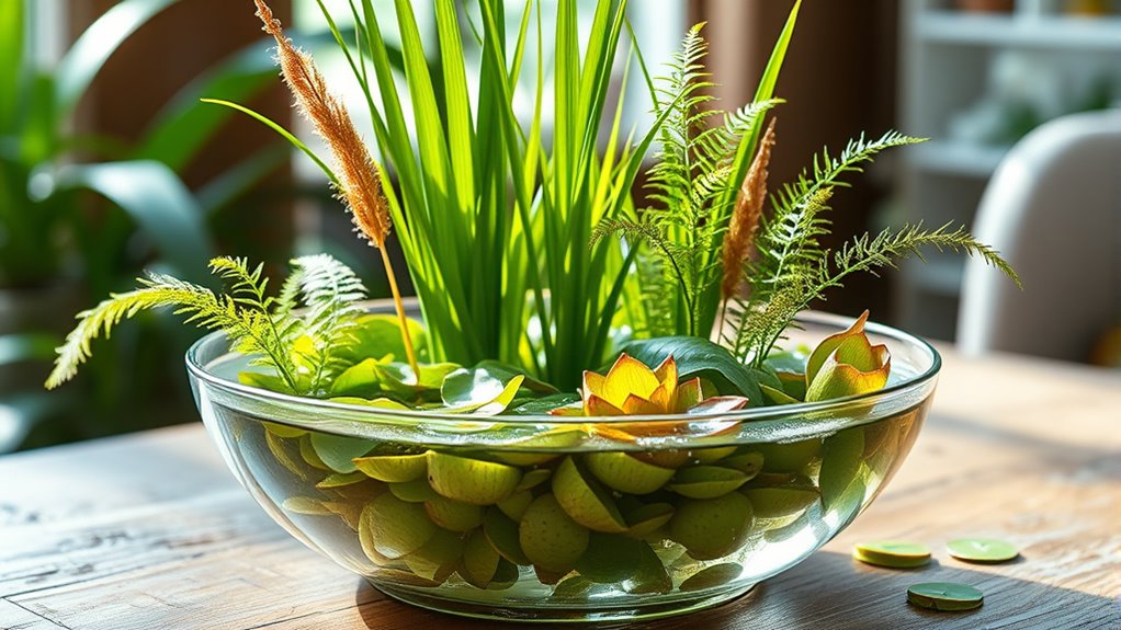 arrange plants for aesthetics
