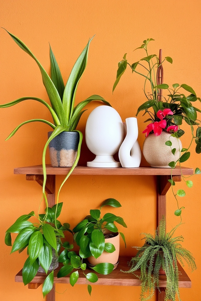 artful botanical collection display