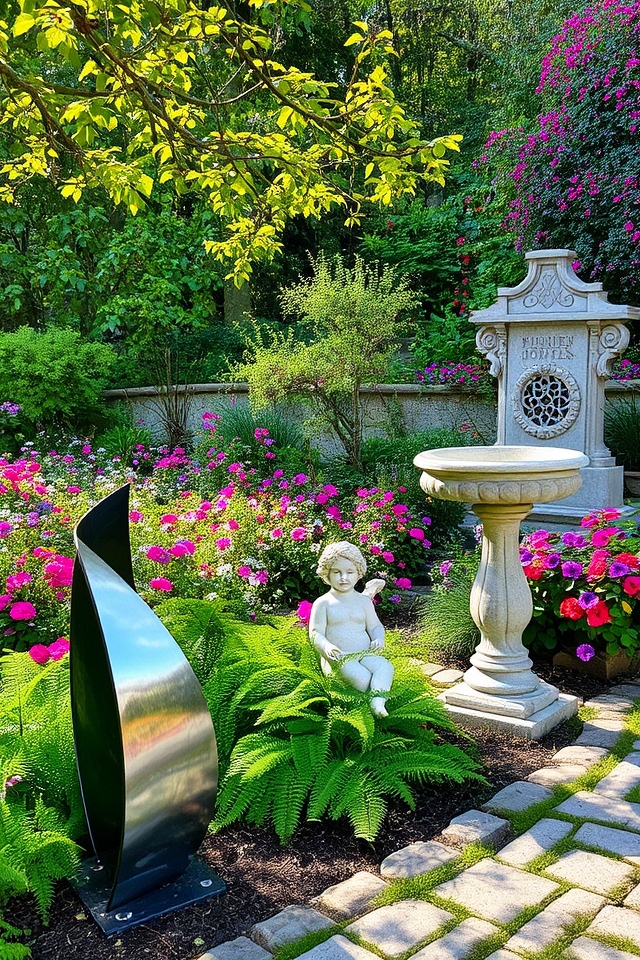 artistic garden focal points