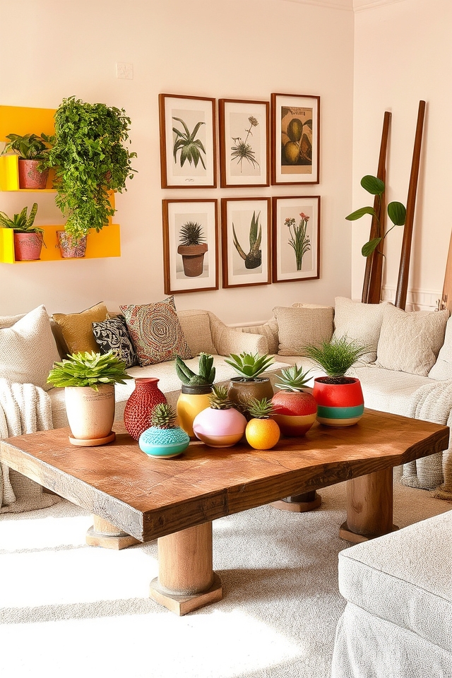 artistic plant integration harmony