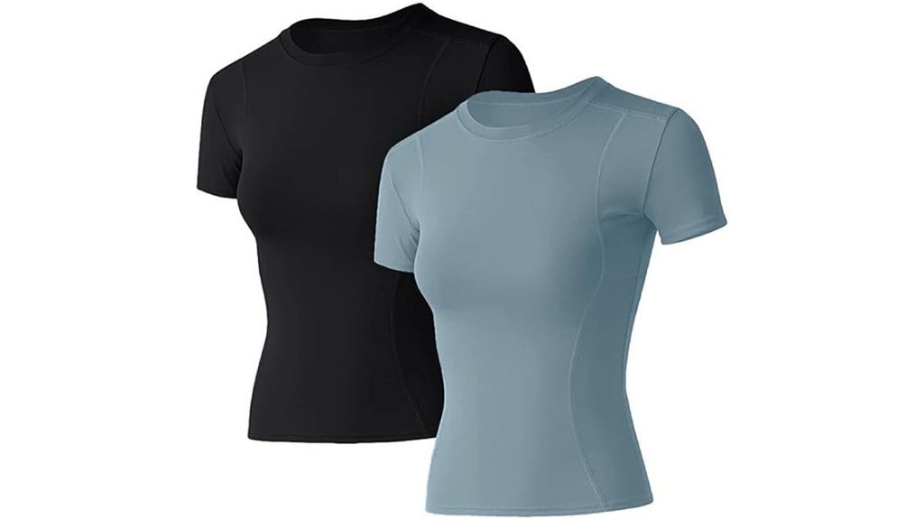 athletic compression workout tee