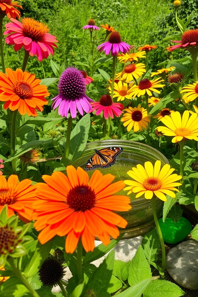 attract butterflies with plants
