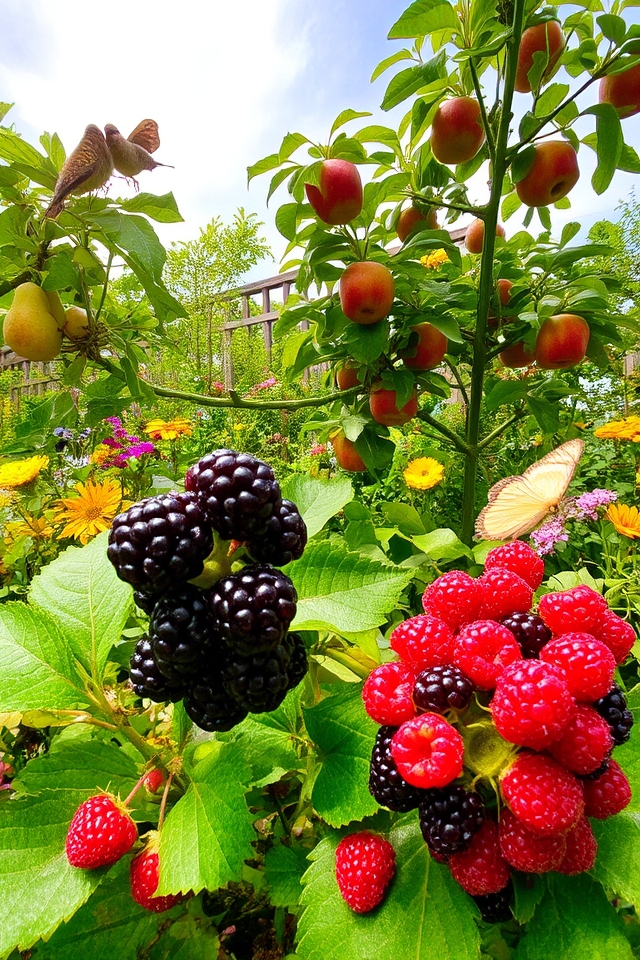 attract wildlife with fruit