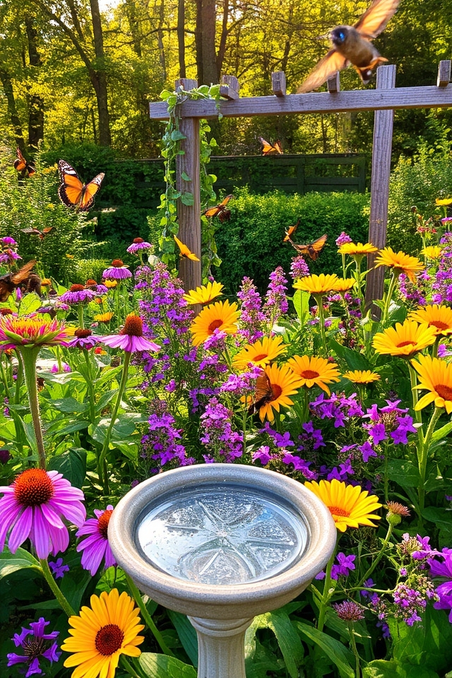 attracting beneficial pollinators naturally