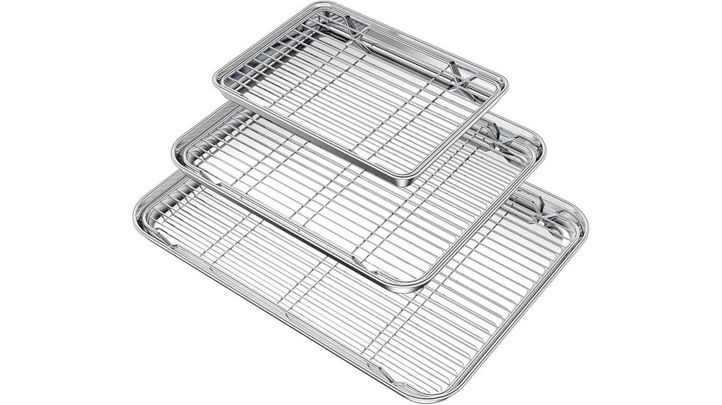 baking sheet and rack set