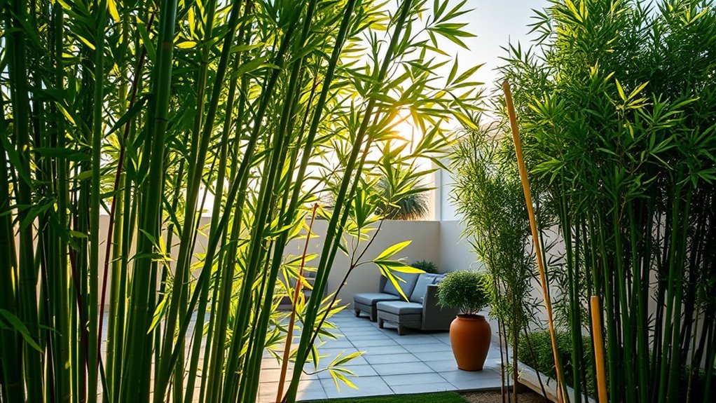 bamboo privacy screens thrive beautifully