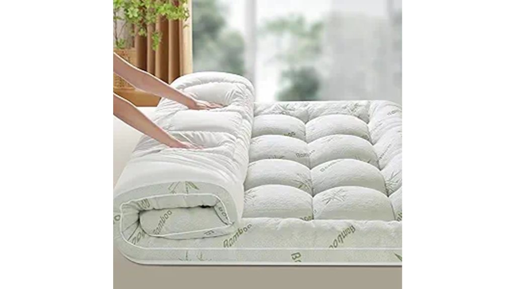 bamboo viscose queen topper