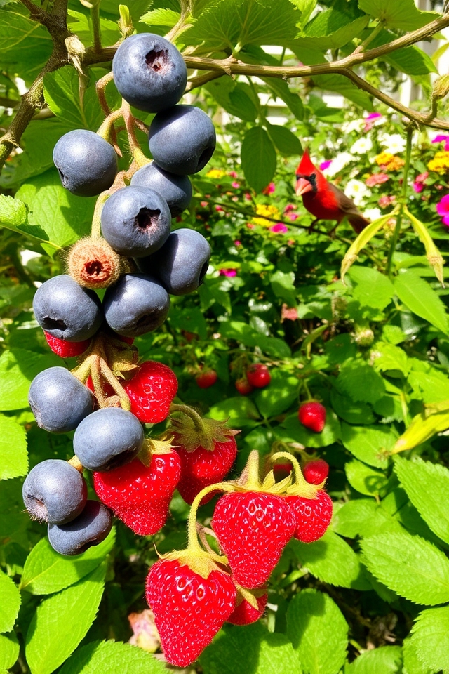 berry plants attract birds