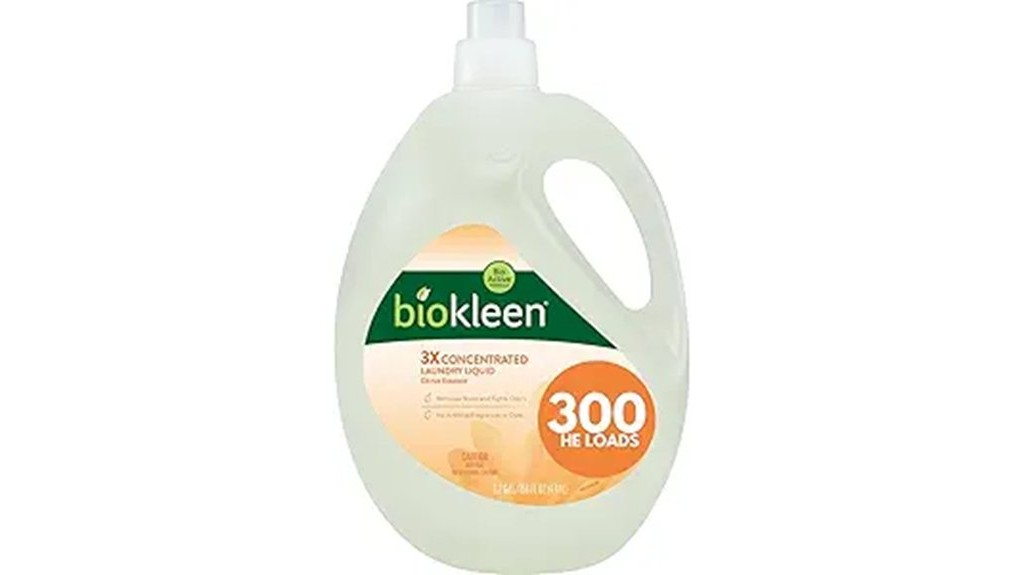 biokleen laundry detergent liquid