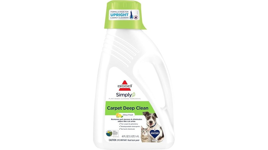 bissell carpet cleaner formula