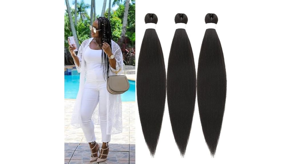 braiding hair extensions pre stretched