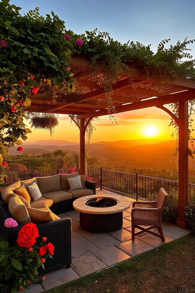 breathtaking hilltop seating areas