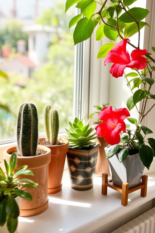 bright loving plants flourish indoors