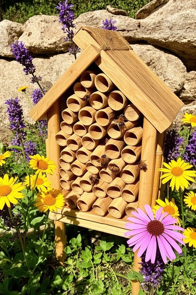 build a sustainable bee hotel