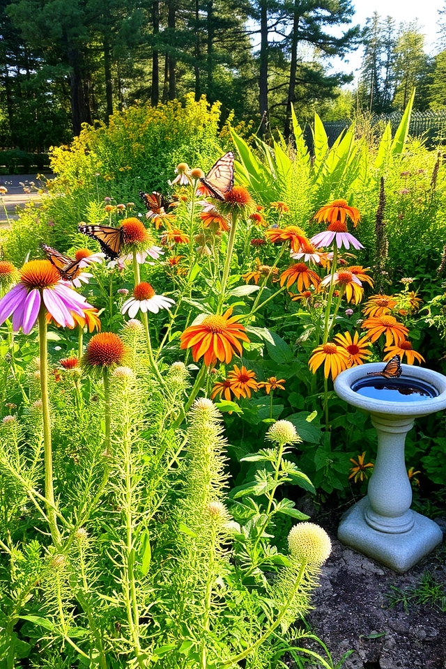 butterfly friendly plant selection
