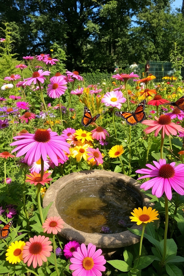 butterfly garden habitat creation