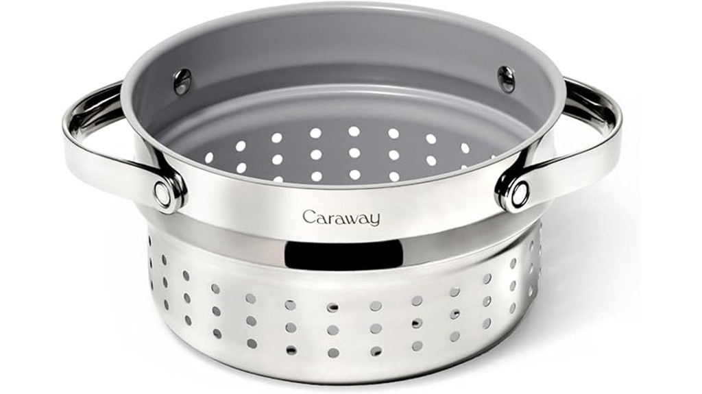 caraway stainless steel cookware