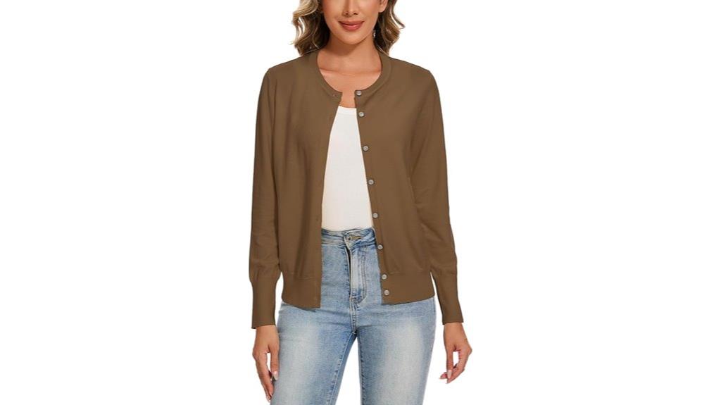 casual dressy cardigan sweater