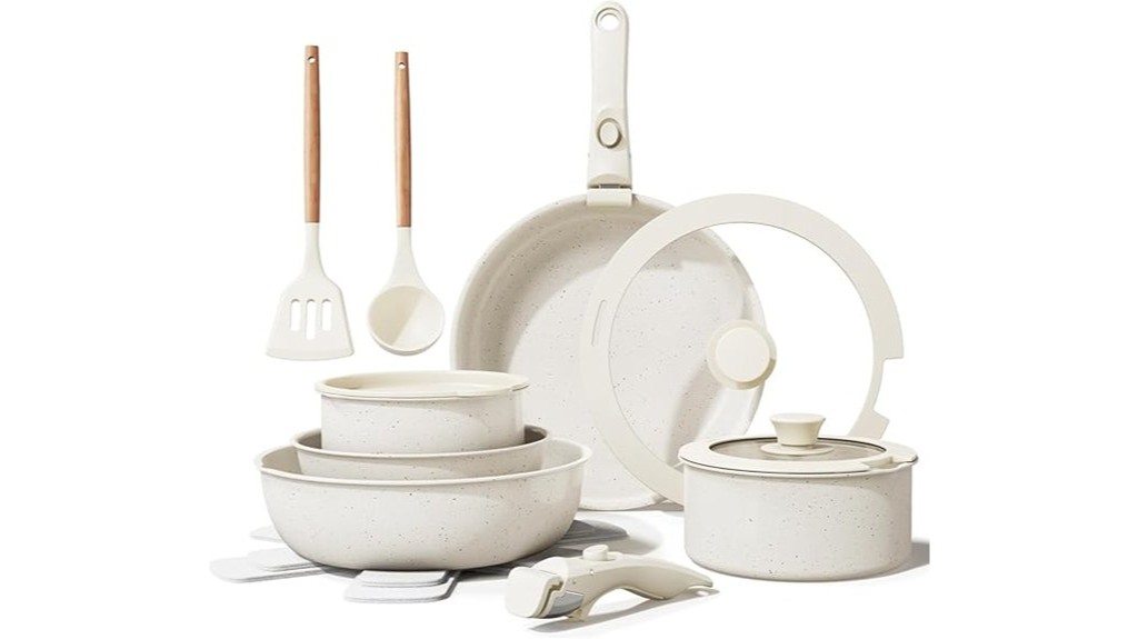 ceramic cookware set complete