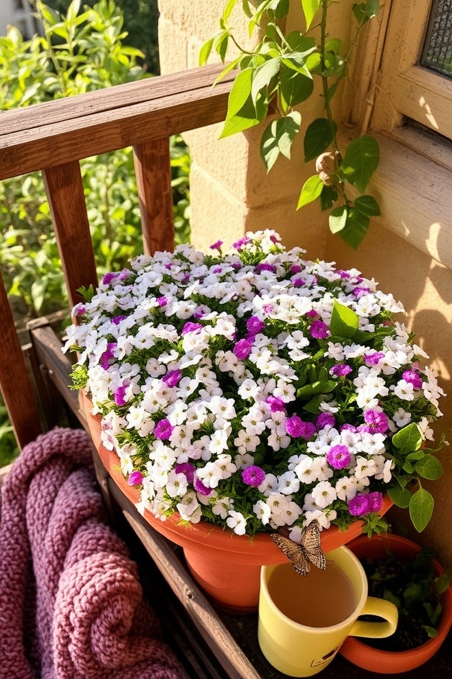 charming balcony flower choice
