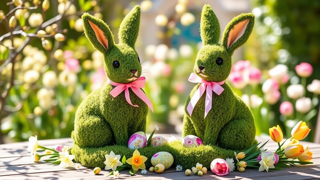 charming easter bunny decorations