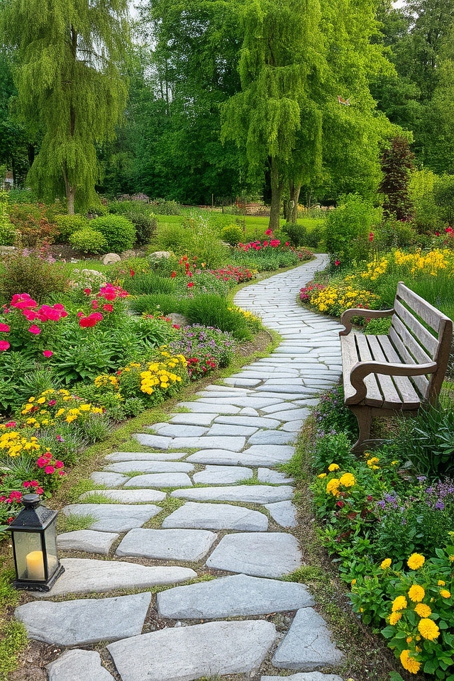 charming garden pathway design