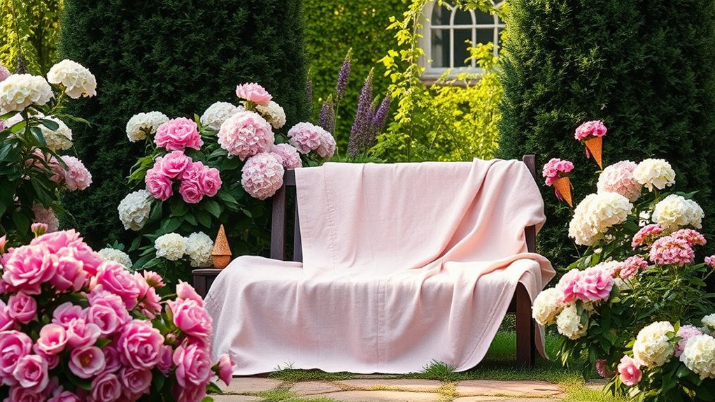 charming garden sensory retreat