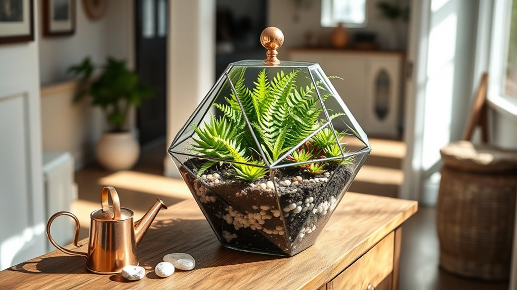 charming glass enclosed ecosystems