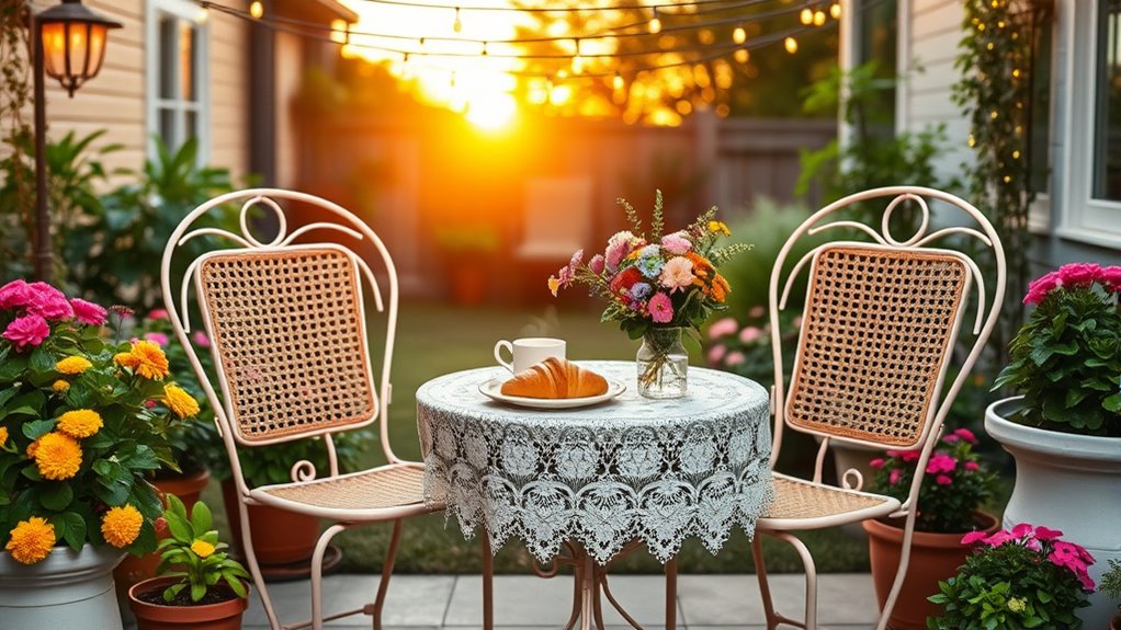 charming outdoor dining experience
