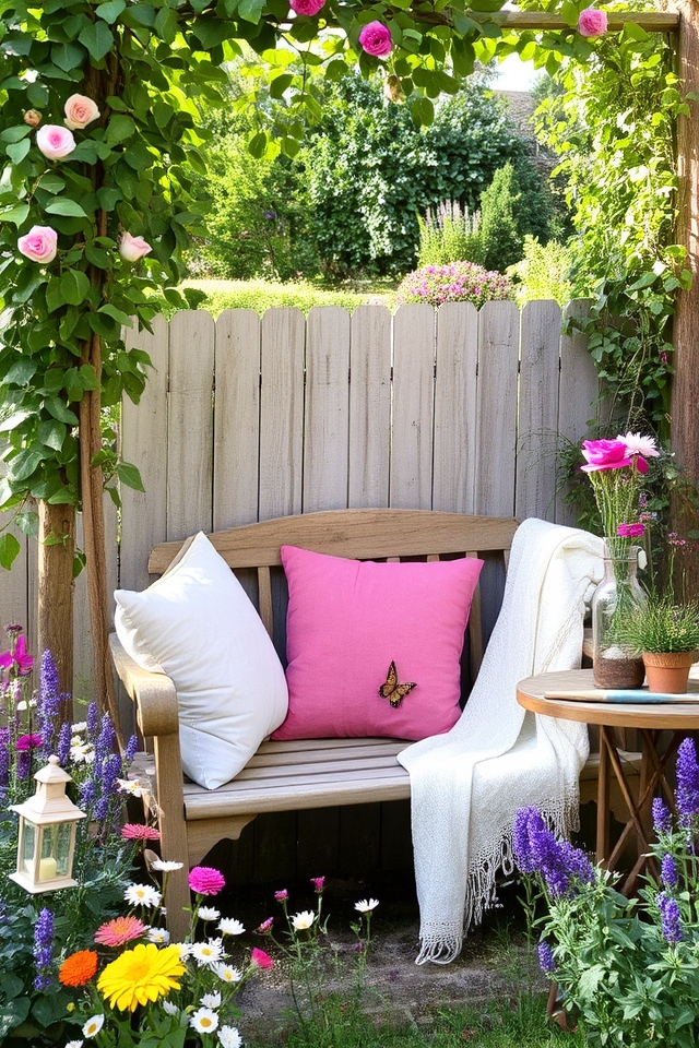 charming outdoor seating areas