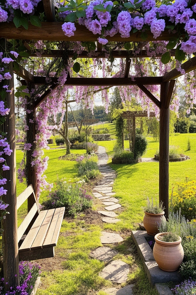 charming rustic garden structures