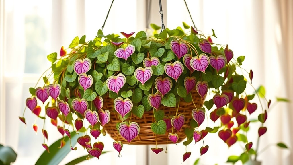 charming trailing heart leaved plant
