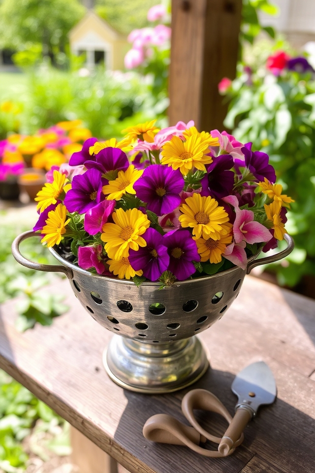 charming vintage flower planters