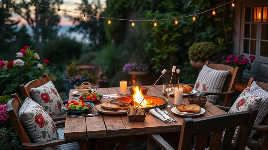 charming vintage patio gatherings