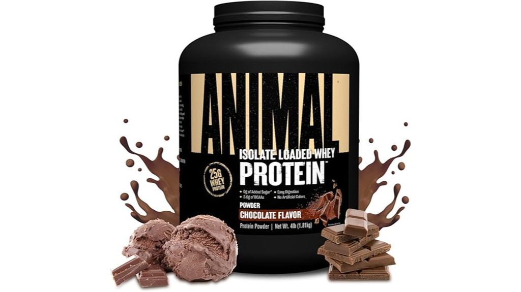 chocolate whey protein powder