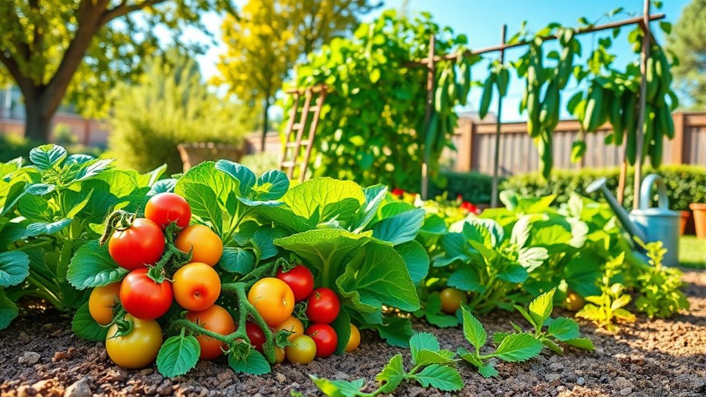 choose suitable garden vegetables