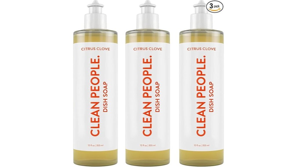 citrus clove dish soap