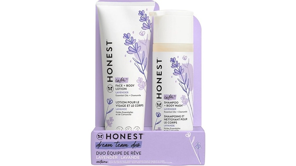 cleansing shampoo and lotion