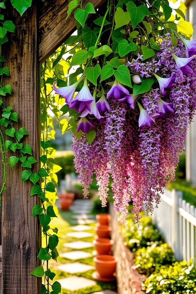 climbing plants trellis systems