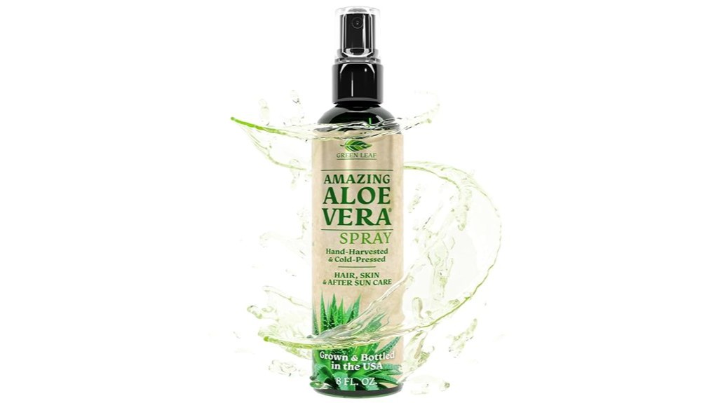 cold pressed aloe vera spray