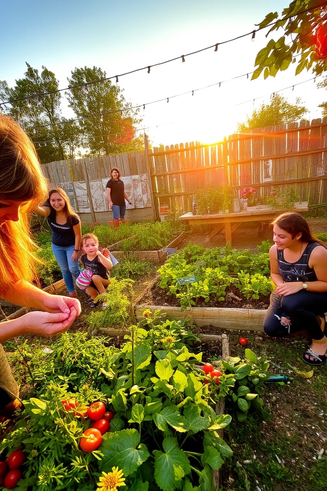 collaborative gardening fosters community