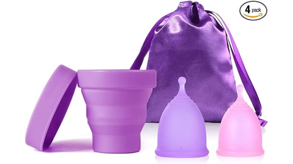 collapsible silicone menstrual cup