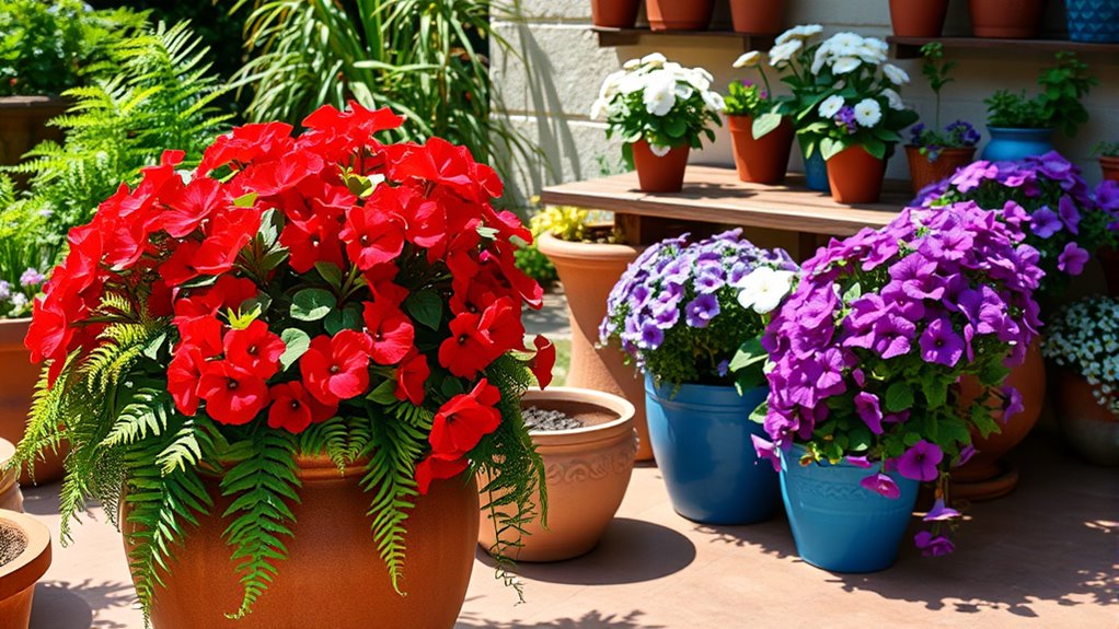 color contrast in planting