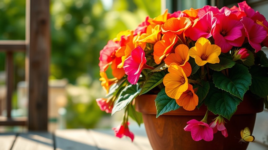 colorful easy care perennials